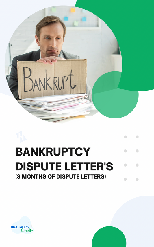 Bankruptcy Dispute Letter's (3 Months of Dispute Letters)