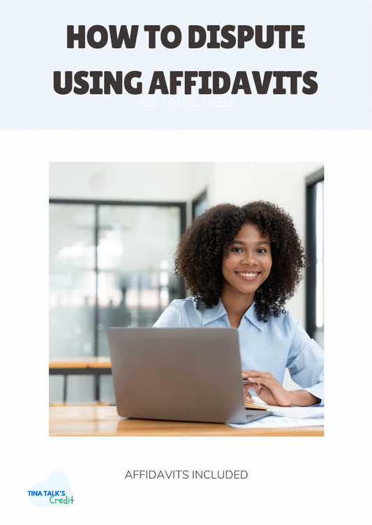 How to Dispute using Affidavits e-Book | Affidavits Included