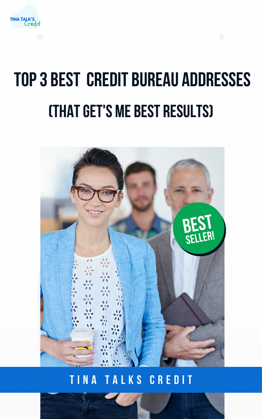 Our Top 3 Best  Credit Bureau Addresses (that get's me best results.)