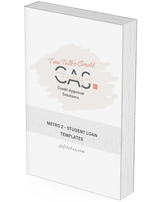 Metro 2 Student loan Templates