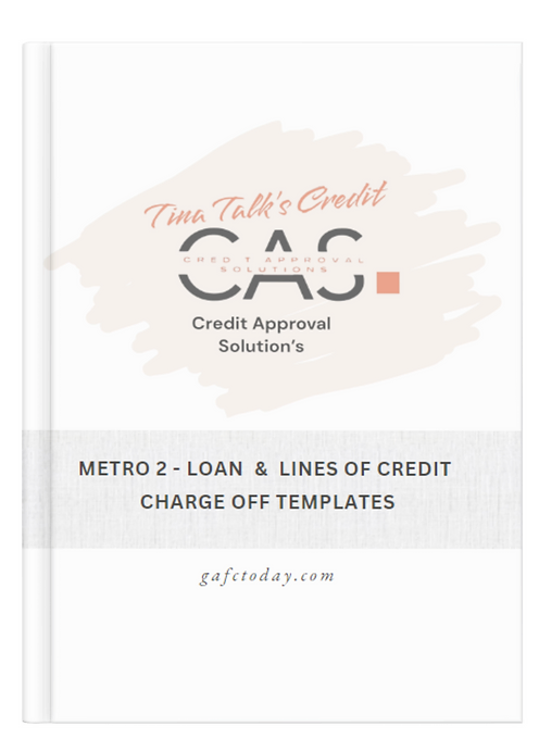 Metro 2 Lines of Credit - Loan Dispute Templates